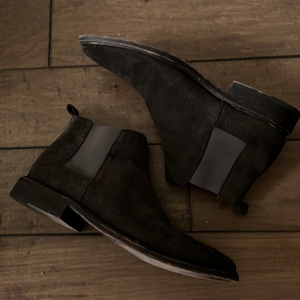 AllSaints Black Chelsea Boots